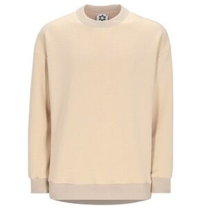 NWT Obermeyer Explorer Tech Crew Pullover Sweatshirt Mens L‎ Cement Polartec